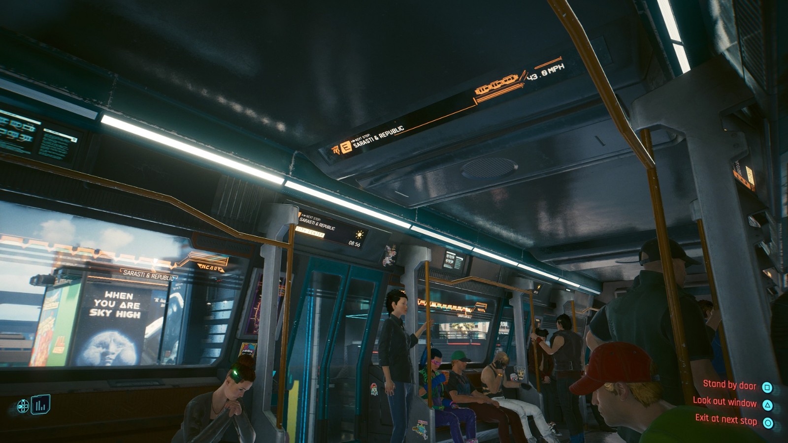 《赛博朋克2077》地铁系统终上线：再现夜之城多样性