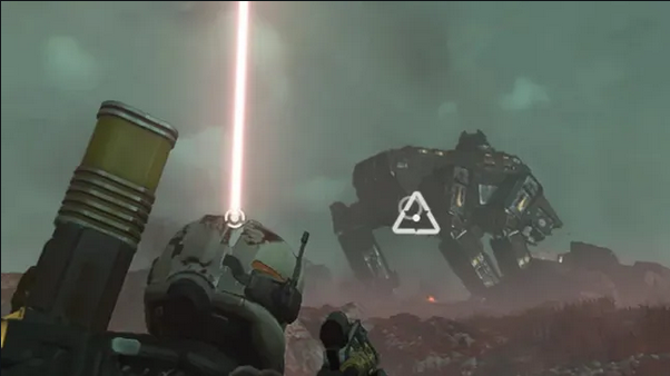 《绝地潜兵2》新敌人曝光：四足机器人与重装甲飞船来袭