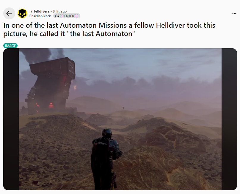 《地狱潜者2》玩家成功解放塞弗林分区，机器人种族被歼灭